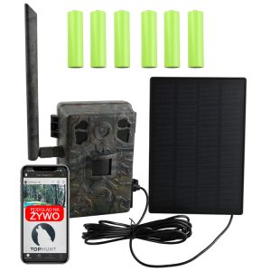 Kamera leśna fotopułapka z podglądem na żywo H6 TopHunt 2.7K 4G LTE Dark Green
