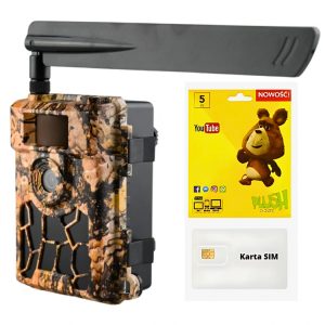 OUTLET Fotopułapka GSM 4G LTE z GPS 24 Mpx SF5.8CG — kamera leśna z polskim menu
